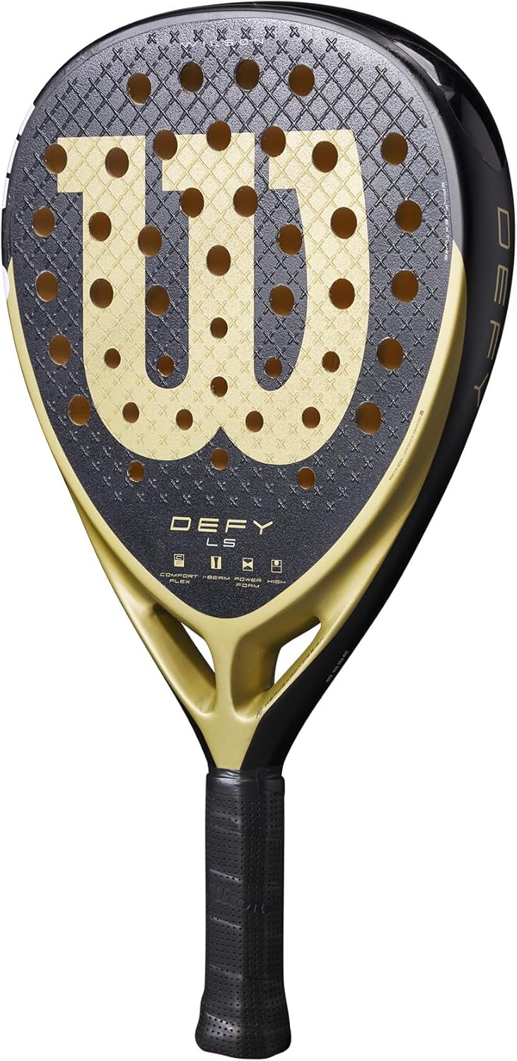 Wilson - Defy Ls V1 - Padel Racket - Black/Gold