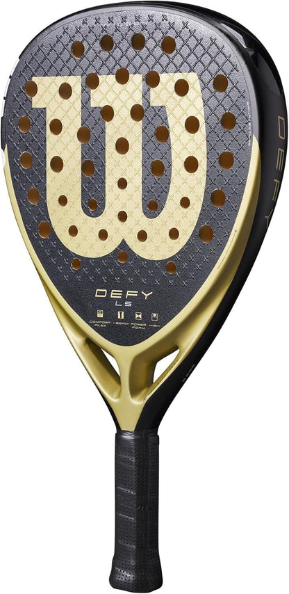 Wilson - Defy Ls V1 - Padel Racket - Black/Gold