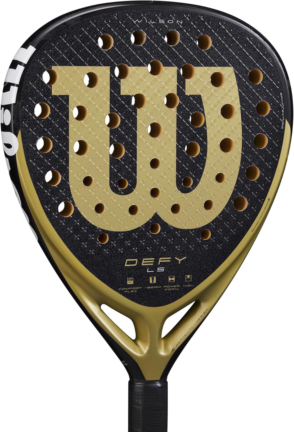 Wilson - Defy Ls V1 - Padel Racket - Black/Gold