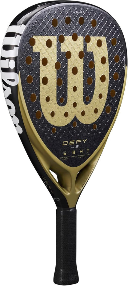 Wilson - Defy Ls V1 - Padel Racket - Black/Gold