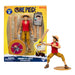 One Piece Monkey D. Luffy Action Figure, 6″ (15 cm) with 6 Accessories, Includes Swappable Arms and Legs, Wanted Poster, and Berry Coin Display Base