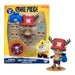 One Piece Tony Tony Chopper - Action figure da 10 cm, con 6 accessori, include espressioni facciali intercambiabili, borsa medica, fiala medica e base per esporre monete ai frutti di bosco