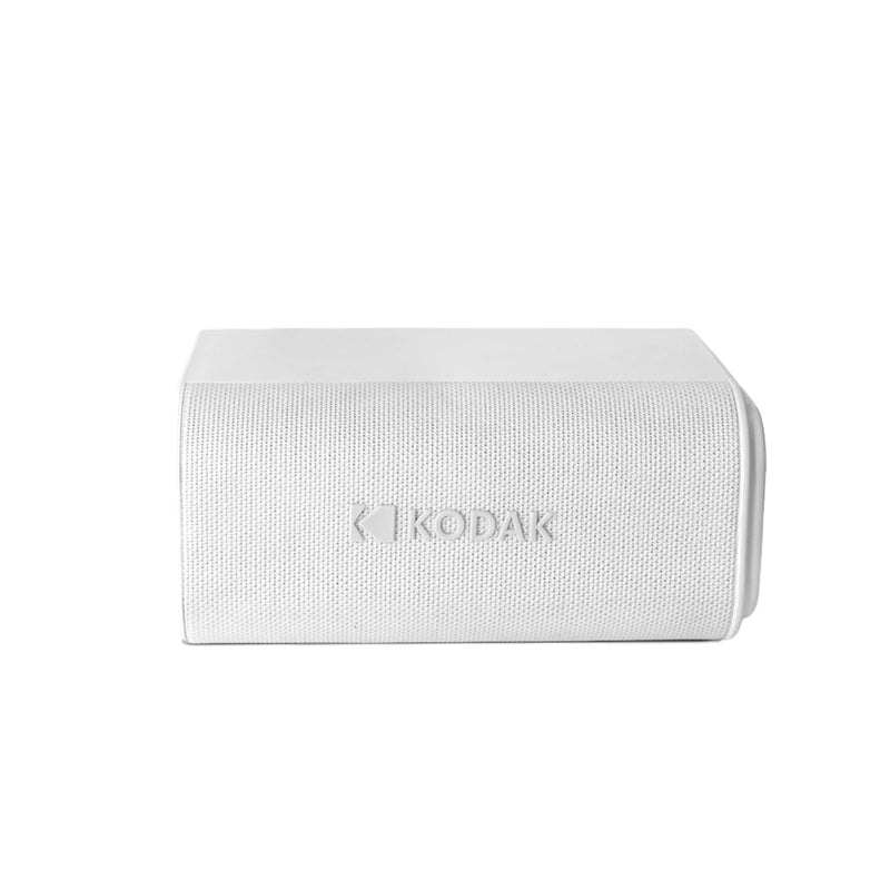 Kodak SoundBrix Plus Double Portable Bluetooth Speaker - Magnetic Connect up to 100 Wireless Speakers - 10W Powerful Bass Stereo Sound, 50m Range, 8H Play - Rechargeable Travel Speaker - Glacier White
