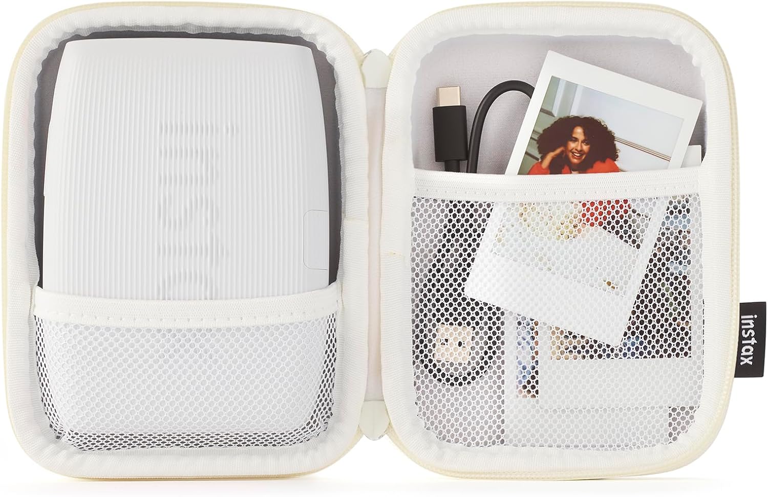 instax mini LINK smartphone printer case, Clay White