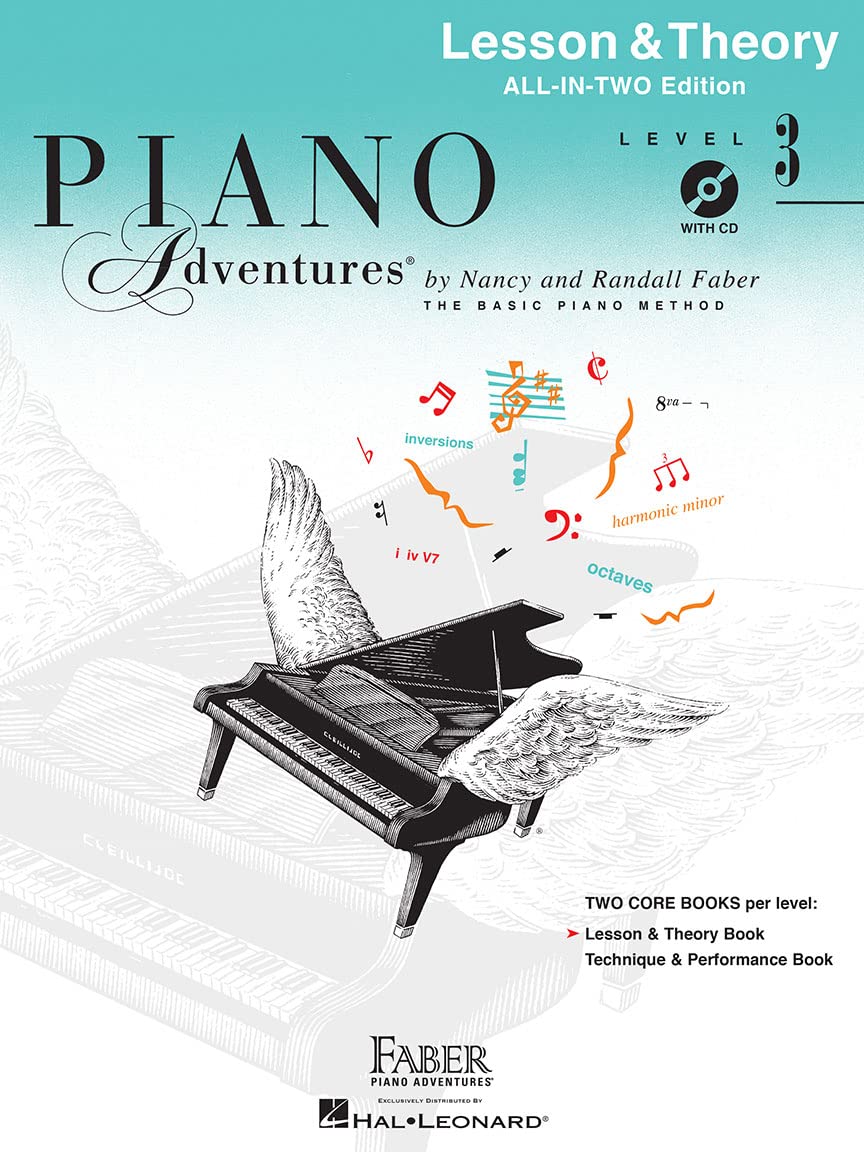 Piano Adventures All-In-Two Level 3 Lesson/Th  +CD