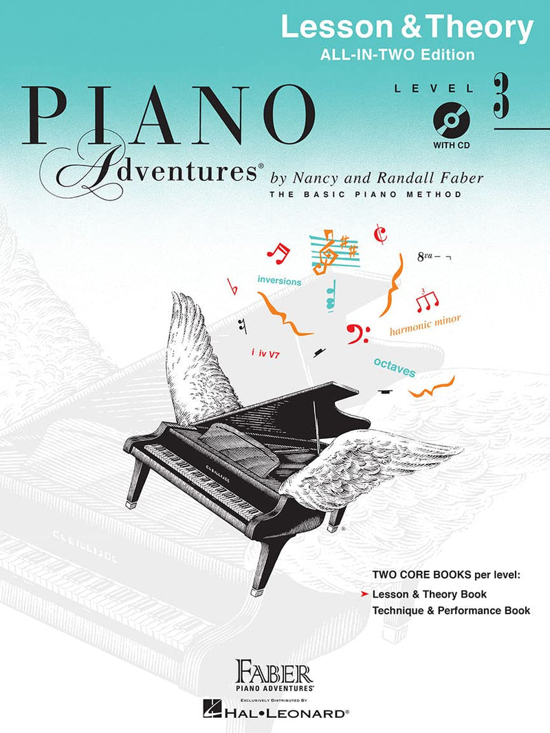 Piano Adventures All-In-Two Level 3 Lesson/Th  +CD
