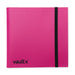 Vault X 12 Pocket Standard Strap Binder, Holds 480 Trading Cards in 20 Side-Loading Pages (Pink