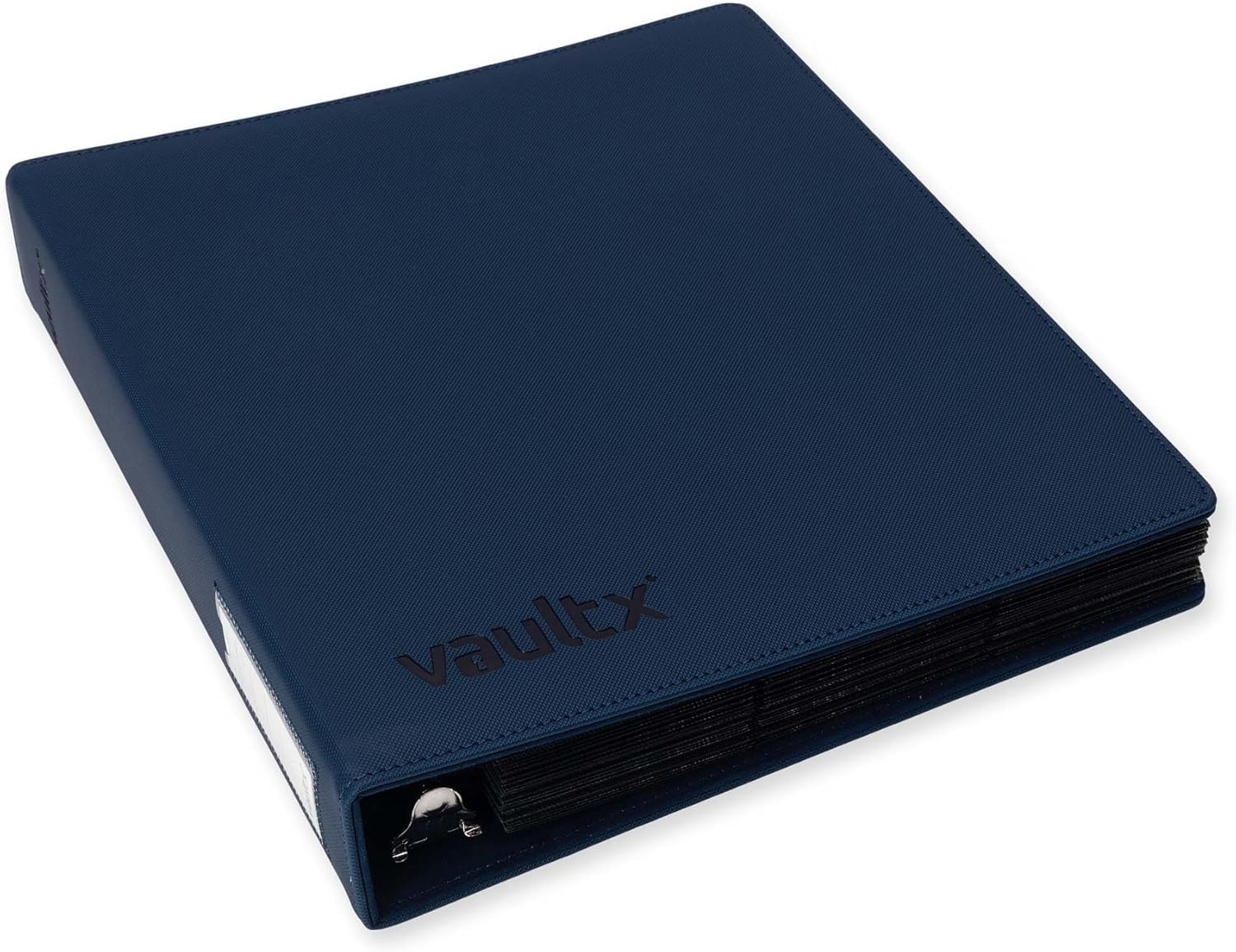 Vault X Slim Ring Binder, 540 Cards, fits 9 Pocket Pages, Exo-Tec Material, 3 D-Ring Folder, for Trading Cards (Blue)