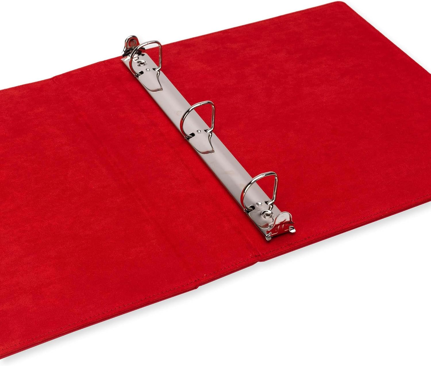 Vault X Slim Ring Binder, 540 Cards, fits 9 Pocket Pages, Exo-Tec Material, 3 D-Ring Folder, for Trading Cards (Red)
