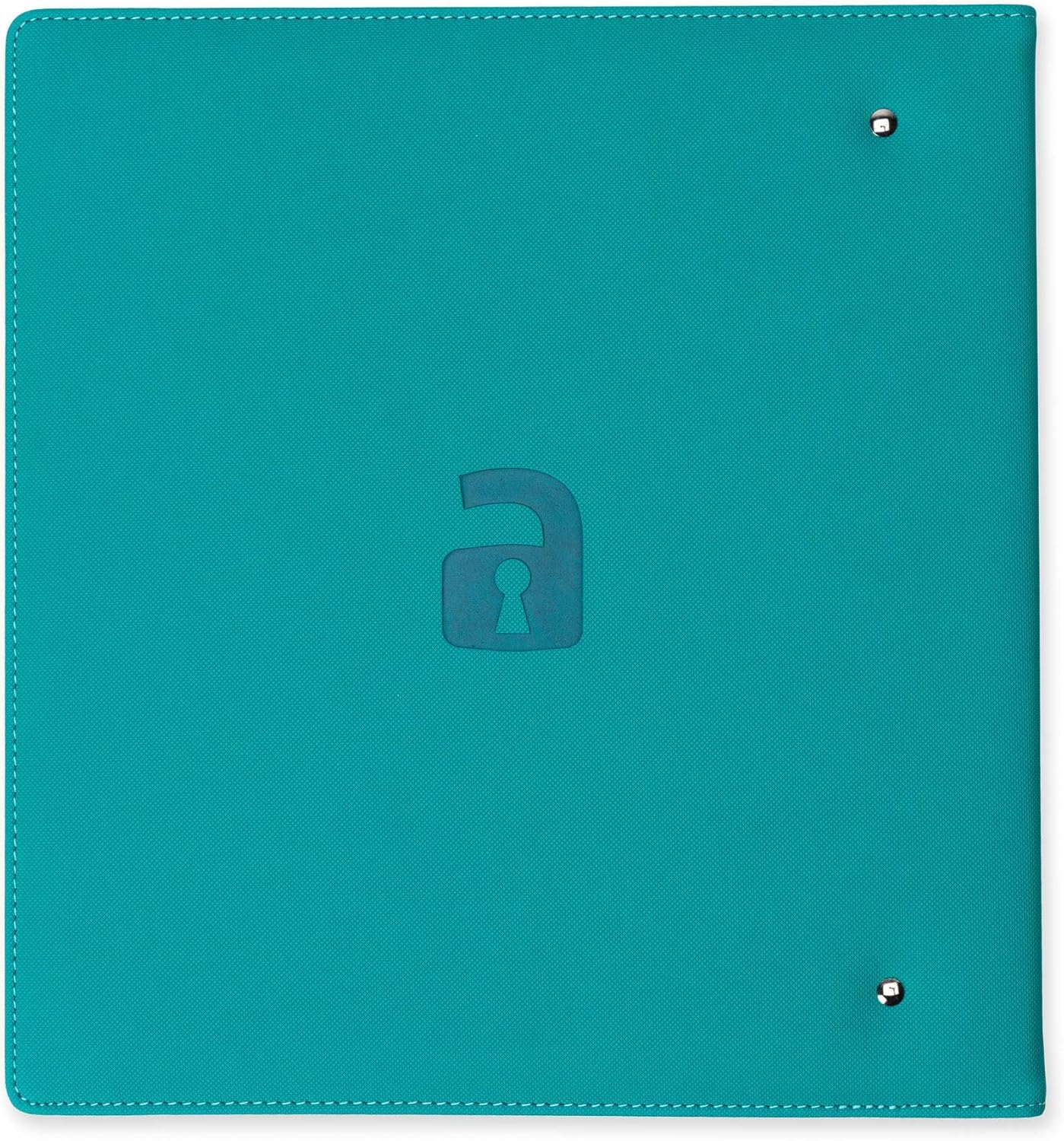 Vault X Slim Ring Binder, 540 Cards, fits 9 Pocket Pages, Exo-Tec Material, 3 D-Ring Folder, for Trading Cards (Teal)