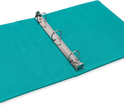 Vault X Slim Ring Binder, 540 Cards, fits 9 Pocket Pages, Exo-Tec Material, 3 D-Ring Folder, for Trading Cards (Teal)