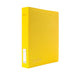 Vault X Slim Ring Binder, 540 Cards, fits 9 Pocket Pages, Exo-Tec Material, 3 D-Ring Folder, for Trading Cards (Yellow)