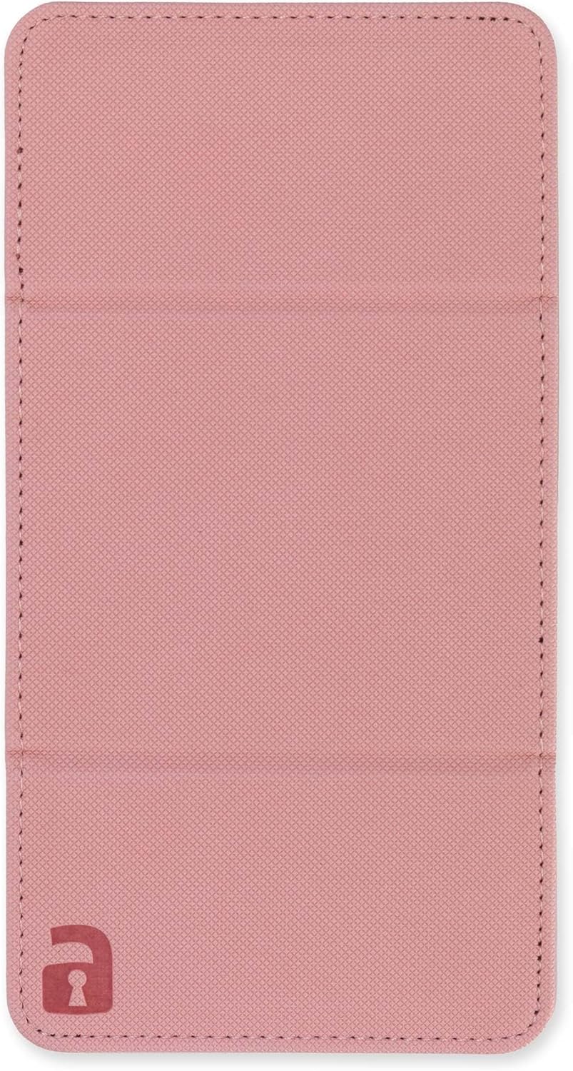 Vault X Trading Card Sideloading Deck Box, 100+ sleeved cards, Premium Exo-Tec Material, Card Holder Storage Box, Detachable Magnetic Lid, for MTG Commander Game, TCG (Pink