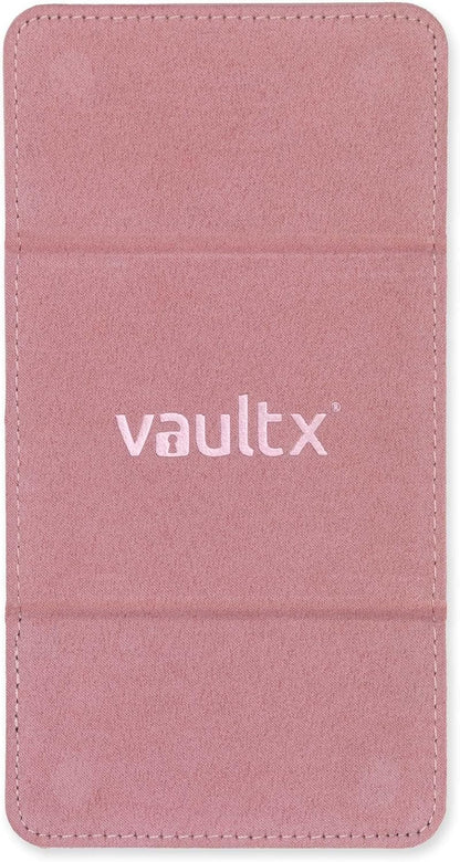 Vault X Trading Card Sideloading Deck Box, 100+ sleeved cards, Premium Exo-Tec Material, Card Holder Storage Box, Detachable Magnetic Lid, for MTG Commander Game, TCG (Pink