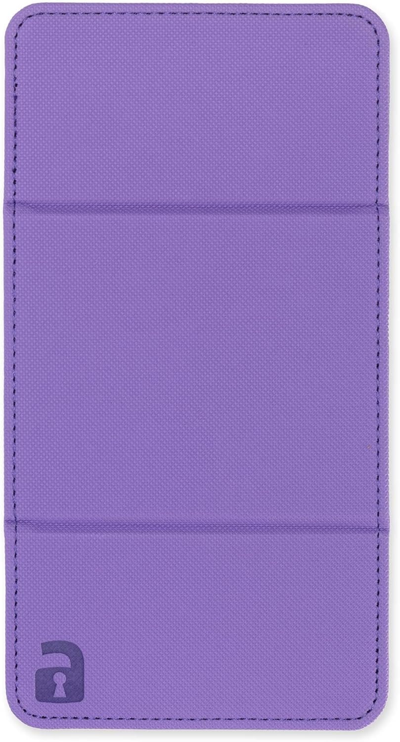 Vault X Trading Card Sideloading Deck Box, 100+ sleeved cards, Premium Exo-Tec Material, Card Holder Storage Box, Detachable Magnetic Lid, for MTG Commander Game, TCG (Purple