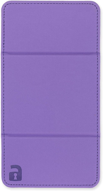 Vault X Trading Card Sideloading Deck Box, 100+ sleeved cards, Premium Exo-Tec Material, Card Holder Storage Box, Detachable Magnetic Lid, for MTG Commander Game, TCG (Purple