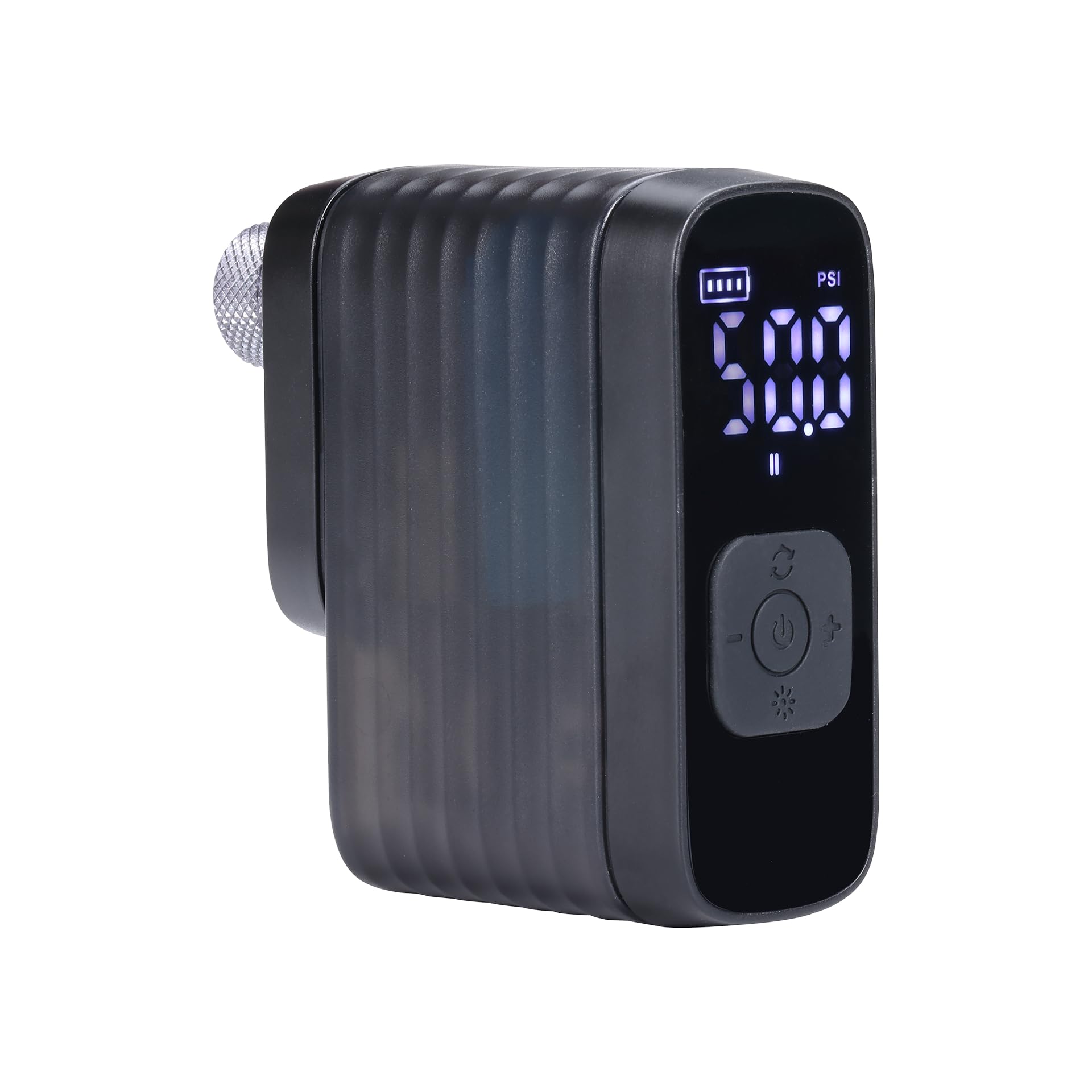 BBB Cycling BarBank Mini Pompa Bici Elettrica Ultra Portatile – Gonfiatore 120 PSI / 8 Bar per MTB, Bici da Corsa e Gravel – Ricarica Rapida USB-C, Luce LED – Compatibile con Valvole Presta e Schrader