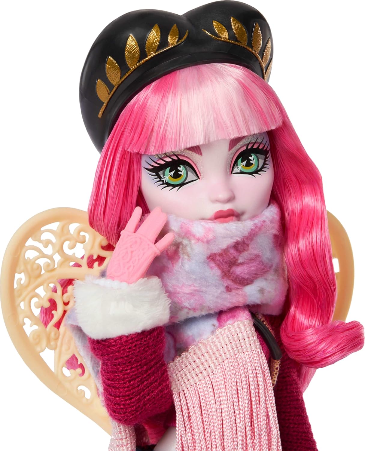 Monster High Skulltimate Secrets Cupid Asteria Doll and Accessories Set, Destination: Cabin Slay-cation with Suitcase and 19+ Surprises like Clothes, JMG66