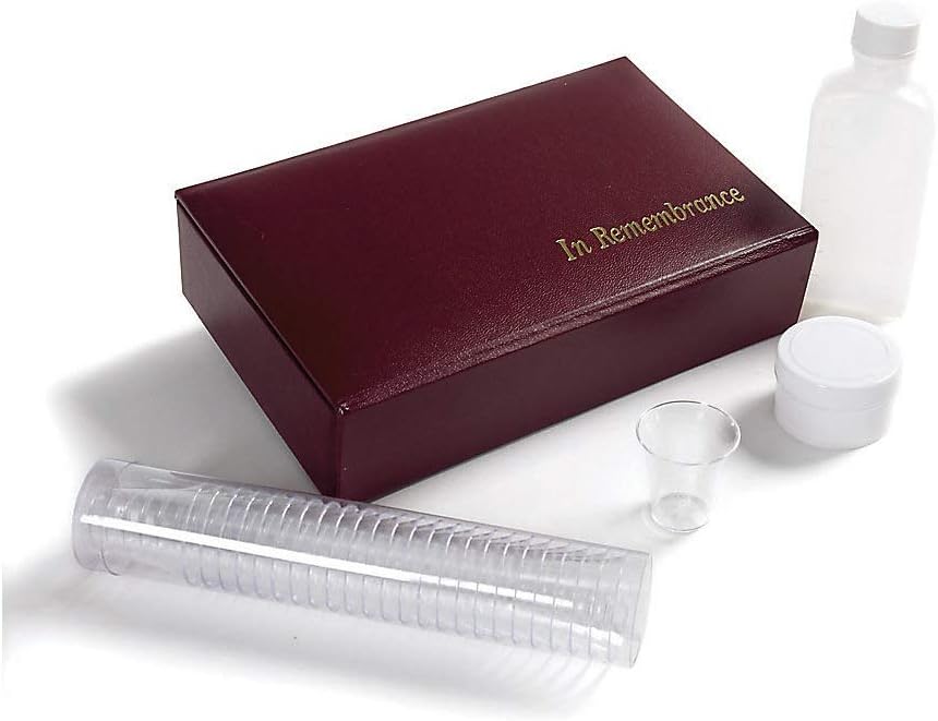 Portable Communion Set - Maroon