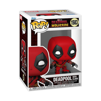 Funko POP! Marvel: Deadpool 3 - Deadpool with claws - Figura in vinile da collezione - Idea regalo - Prodotto ufficiale - Giocattoli per bambini e adulti - Modello di figura per collezionisti