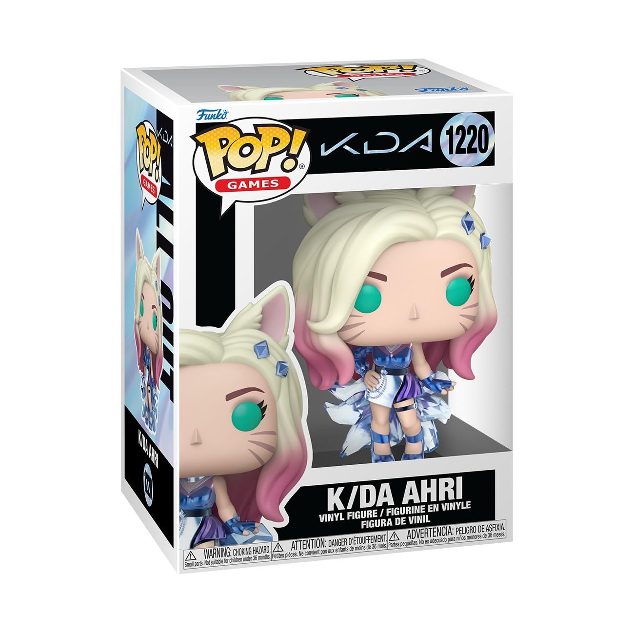 Funko POP! Games: League of Legends - K/DA Ahri - Sammelbare Vinylfigur - Geschenkidee - Offizielles Merchandise - Spielzeug für Kinder & Erwachsene - Modellfigur für Sammler und zur Ausstellung
