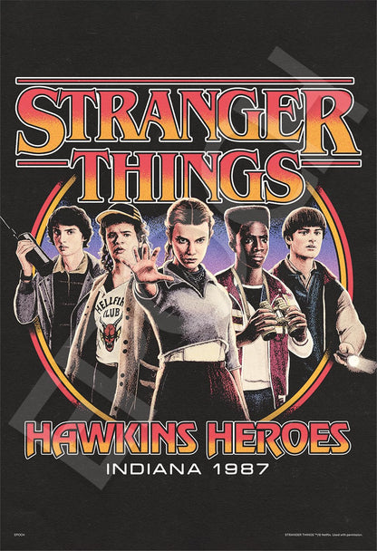 Stranger Things 1000-Piece Puzzle Hawkins Heroes