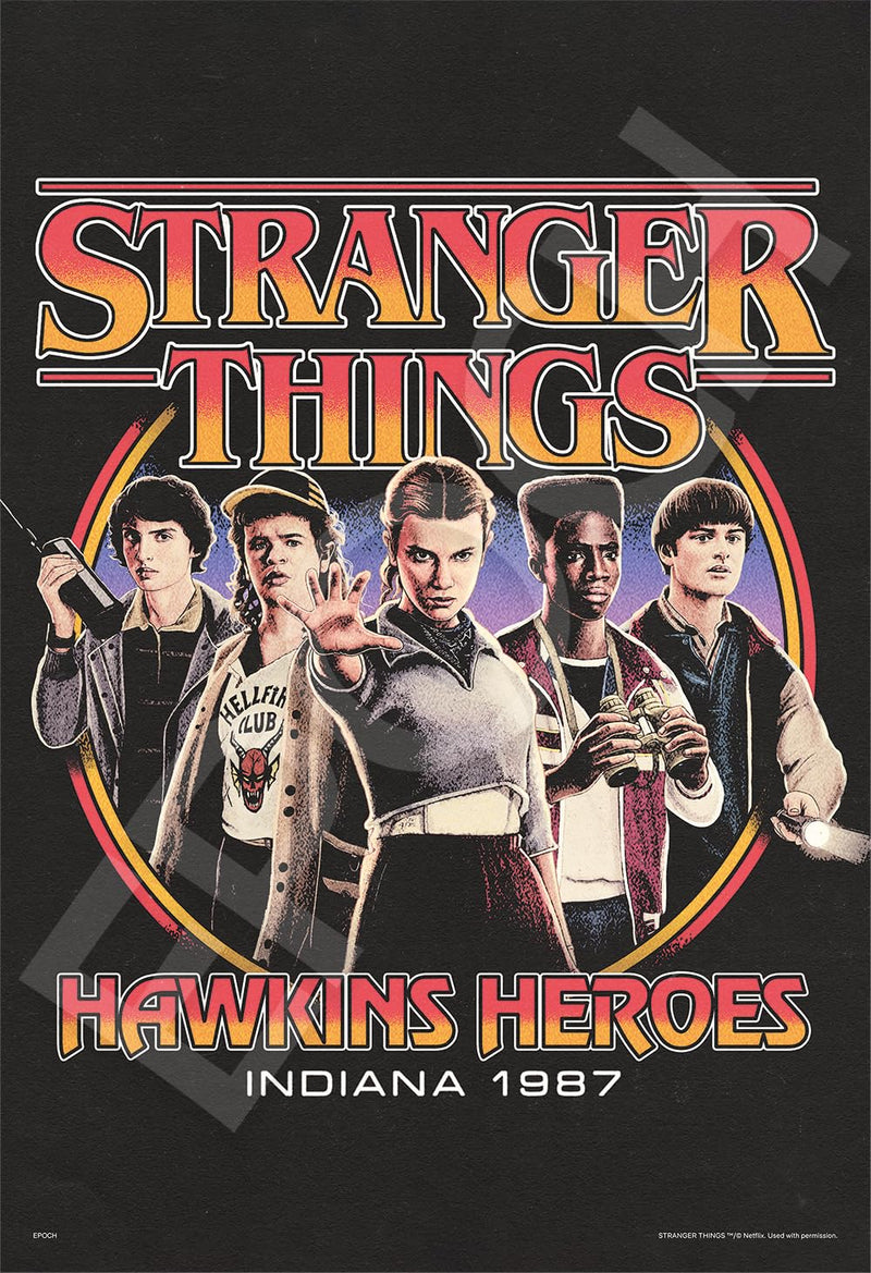 Stranger Things 1000-Piece Puzzle Hawkins Heroes