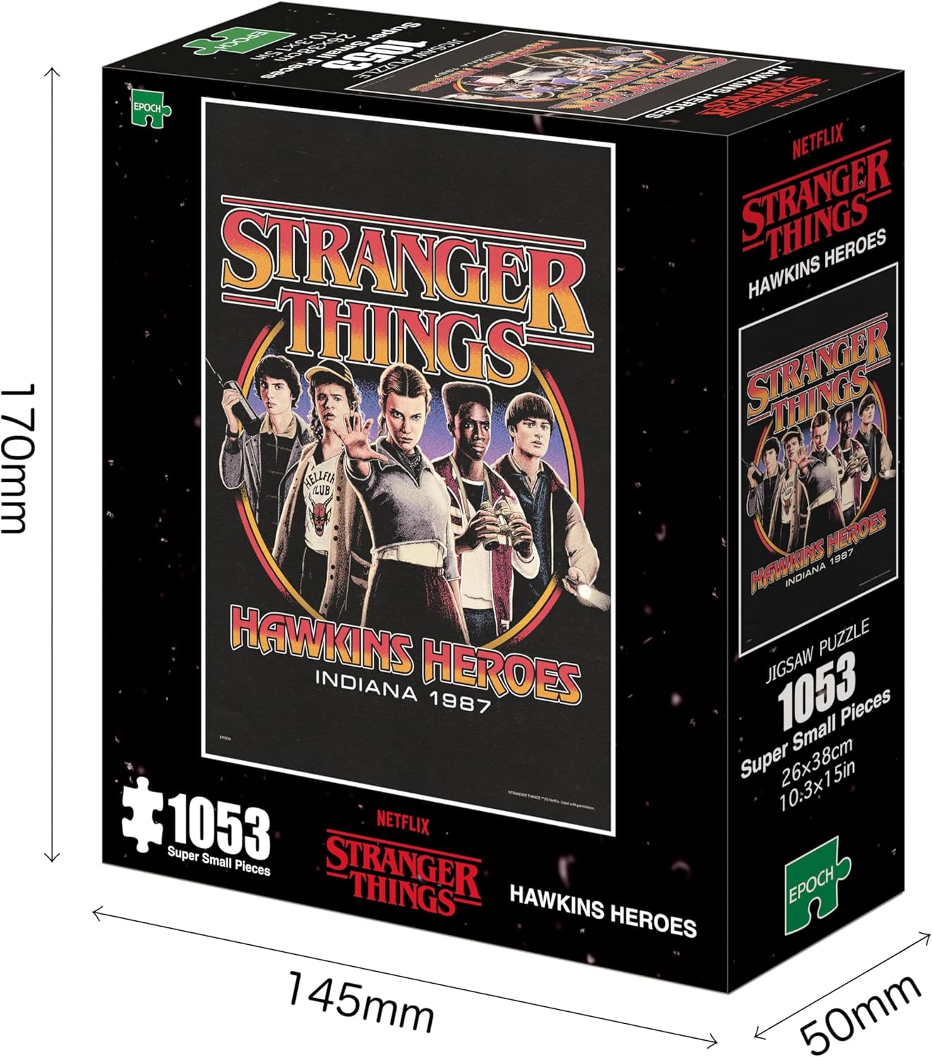 Stranger Things 1000-Piece Puzzle Hawkins Heroes