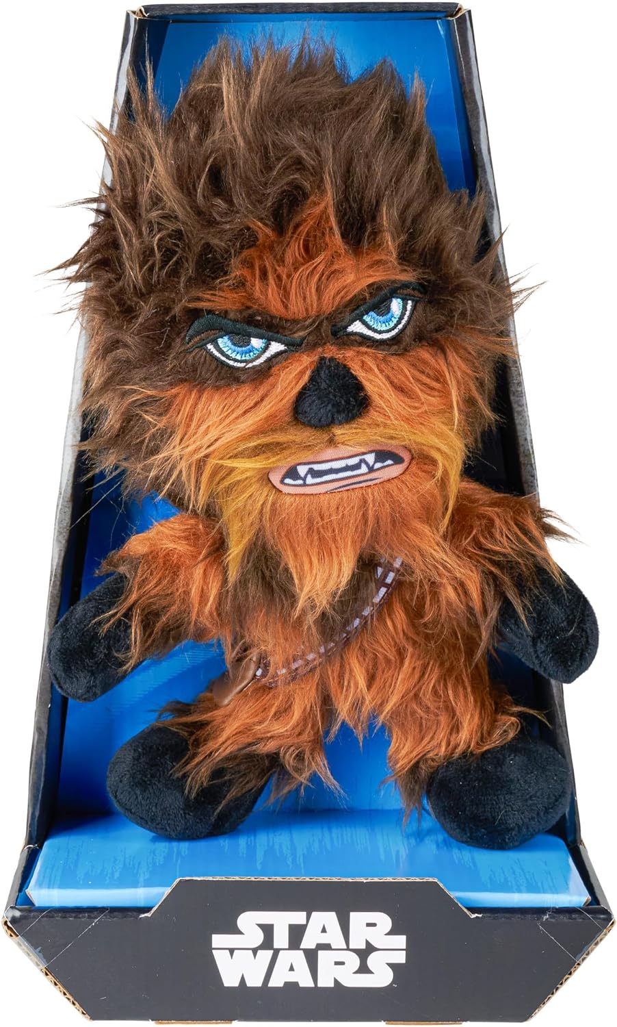 Disney Star Wars Chewbacca Plüschfigur 25 cm – Kuscheltier zum Sammeln und Spielen, weicher Stoff, detailgetreuer Charakter, Fanartikel