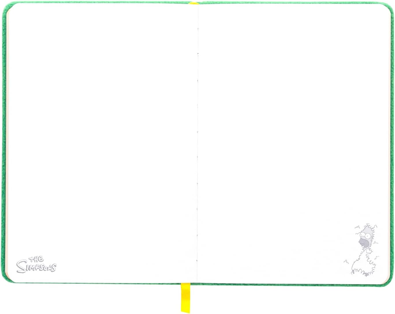 Grupo Erik Taccuino A5 The Simpsons - Quaderno Appunti Pagine Bianche con Copertina Rigida, Segnalibro e Tasca Interna, 192 Pagine | Cancelleria: Diario Personale, Regalo Simpsons