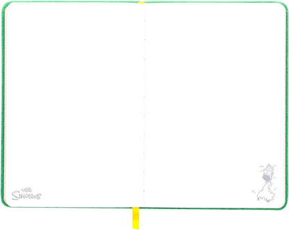 Grupo Erik Taccuino A5 The Simpsons - Quaderno Appunti Pagine Bianche con Copertina Rigida, Segnalibro e Tasca Interna, 192 Pagine | Cancelleria: Diario Personale, Regalo Simpsons