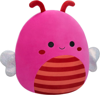 Squishmallows SQCR09495 - Mara die Biene mit gestreiftem Bauch 30 cm, offizielles Jazwares Plüsch, superweiches Kuscheltier