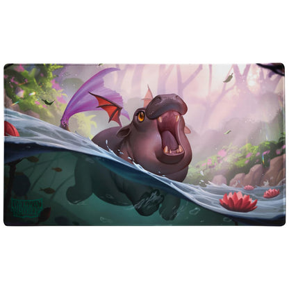 Dragon Shield Playmat - Standard Size TCG Play Mat with Stitched Edges & Non-Slip Rubber Backing - Includes Hose for Transport & Protection | Ghost Animals - The Schnortle