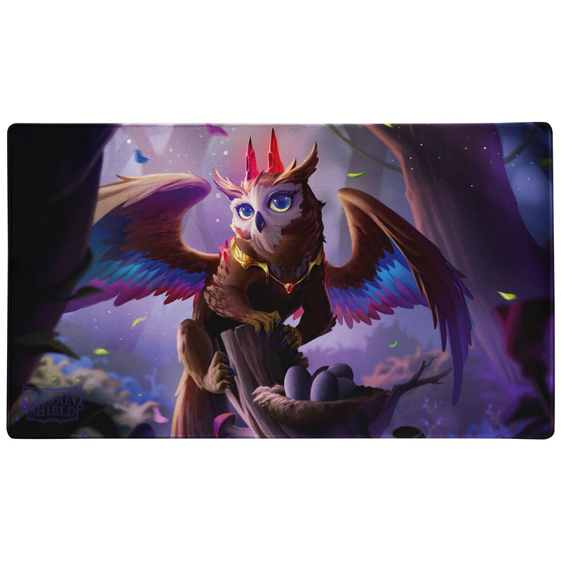 Dragon Shield Playmat - Standard Size TCG Play Mat with Stitched Edges & Non-Slip Rubber Backing - Includes Hose for Transport & Protection | Ghost Animals