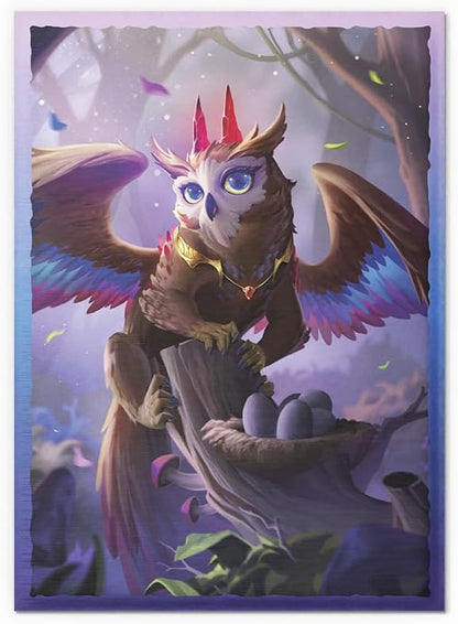 Dragon Shield | Brushed Art Sleeves | The Dragowlis | 100 CT - Smooth & Tough Premium TCG Sleeves | Compatible with Pokemon, Flesh & Blood, One Piece & Magic the Gathering