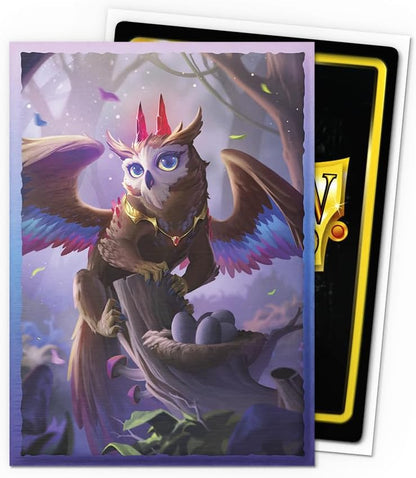 Dragon Shield | Brushed Art Sleeves | The Dragowlis | 100 CT - Smooth & Tough Premium TCG Sleeves | Compatible with Pokemon, Flesh & Blood, One Piece & Magic the Gathering
