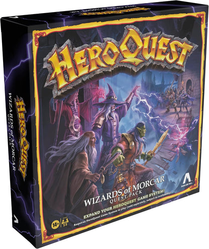 Avalon Hill HeroQuest Wizards of Morcar Quest Pack (Requires HeroQuest Game System) - English Version, Blue, Red, Black