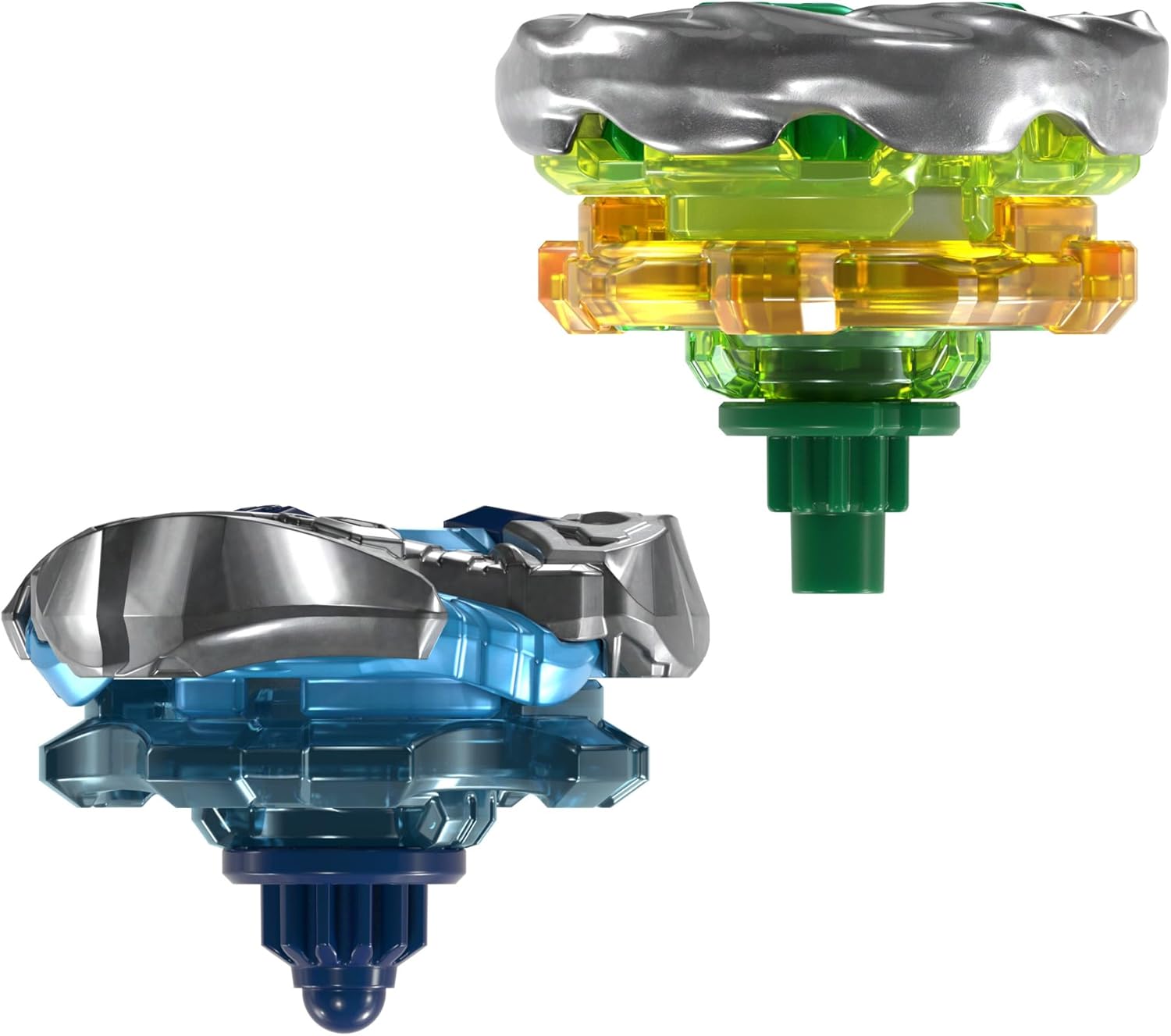 Beyblade X Circle Ghost 4-60LR UX & Hack Viking 4-55O UX Takara Tomy Dual Pack Set with 2 Right-Spinning Tops, Battling Tops Game Toys, Ages 8+