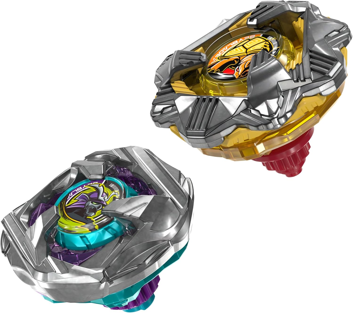 Beyblade X Calibur Samurai 6-70M BX & Obsidian Shell 3-85S BX Takara Tomy Dual Pack Set with 2 Right-Spinning Tops, Battling Tops Game Toys, Ages 8+