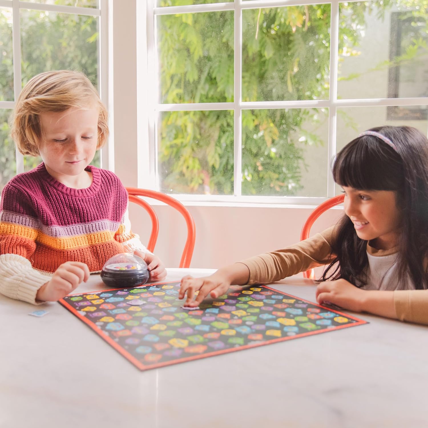 Learning Resources Robot Face Race Farb- & Merkmalspiel, brettspiele ab 4 Jahre, kinderspiele, lernspiele, Kinder Spiele ab 4 Jahren, Roboter Spiele, gesellschaftsspiele für Kinder, ab 4 5 6 7 Jahren
