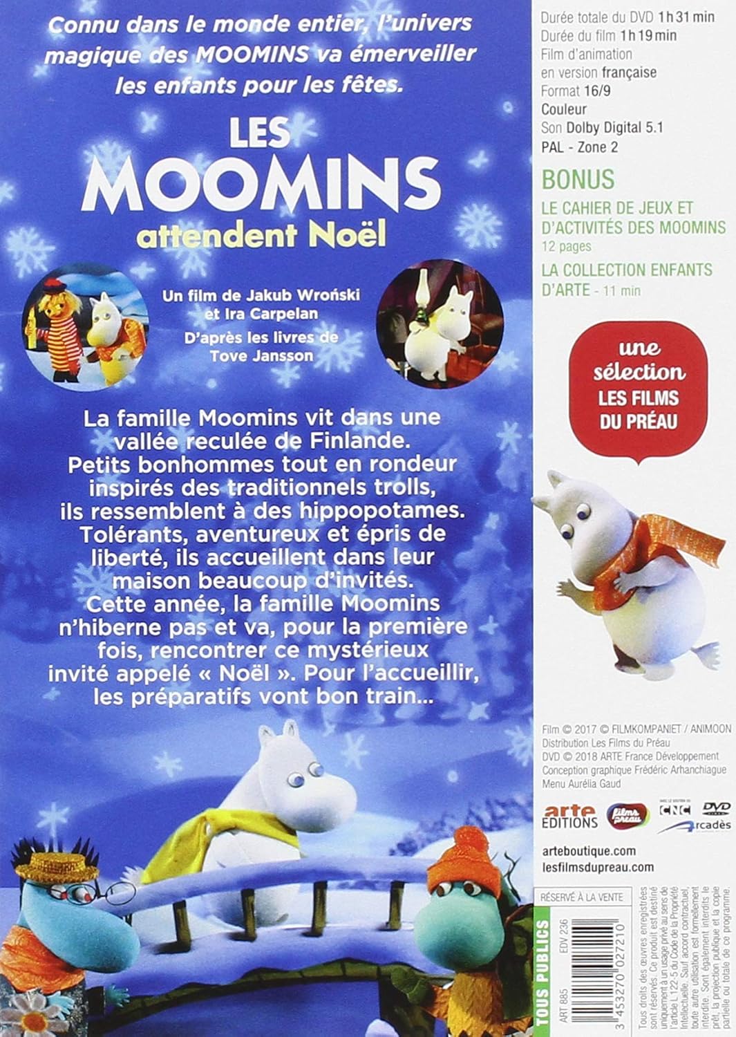 Les moomins attendent noël
