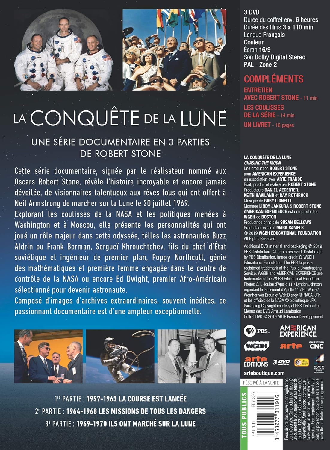 Coffret la conquête de la lune