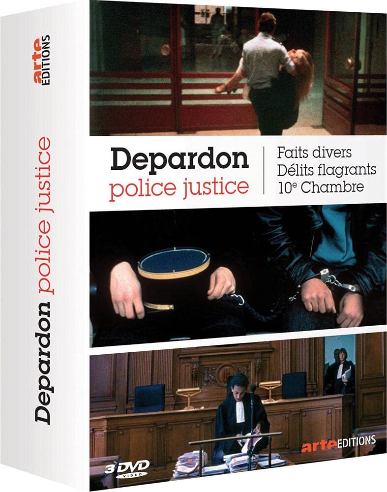 Coffret depardon police justice 3 films : faits divers ; délits flagrants ; 10e chambre