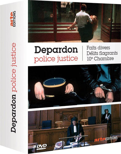 Coffret depardon police justice 3 films : faits divers ; délits flagrants ; 10e chambre