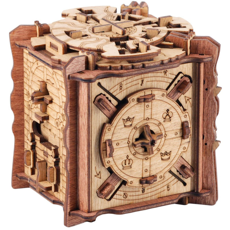 iDventure Cluebox - Het geheim van Camelot - 3D houten puzzel - IQ-puzzel - raadselbox verjaardagscadeau voor volwassenen - gadget