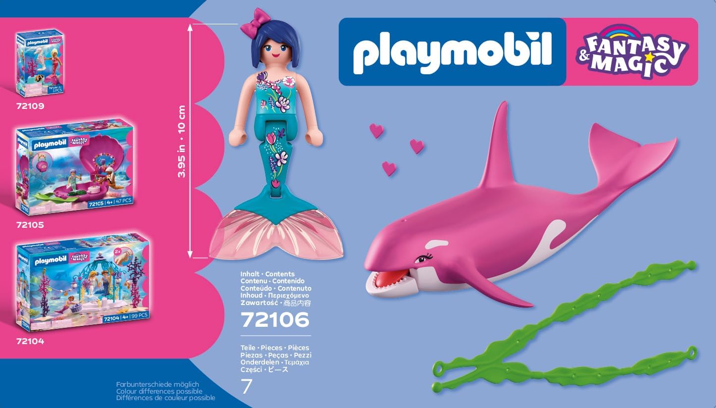 Playmobil – Orca With Mermaid (72106)