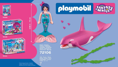 Playmobil – Orca With Mermaid (72106)