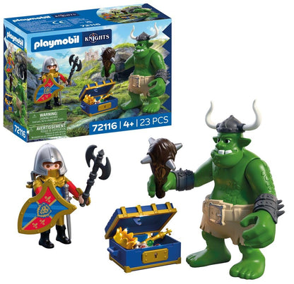 Playmobil – Troll With Lion Knight Treasure (72116)