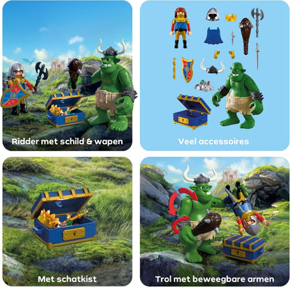 Playmobil – Troll With Lion Knight Treasure (72116)