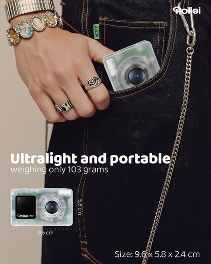 Rollei - Compactline Pocket Transparent – 48 Mp Camera 4K